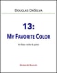 13: My Favorite Color Guitar and Fretted sheet music cover